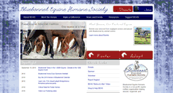 Desktop Screenshot of bluebonnetequine.org